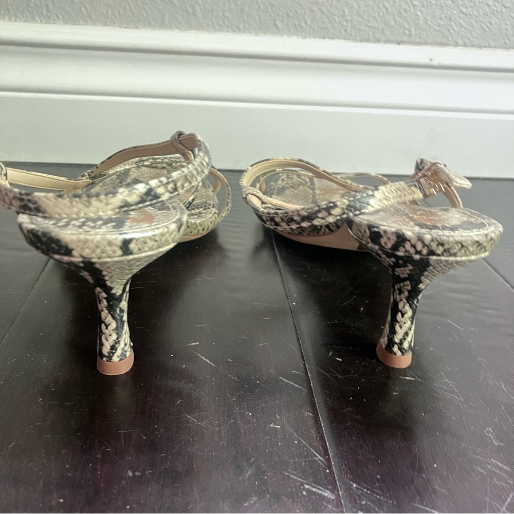 Strappy snakeskin Sam Edelman heels - Picture 10 of 14